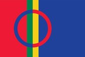 Vlaggetje Lapland / Sami 30x45cm