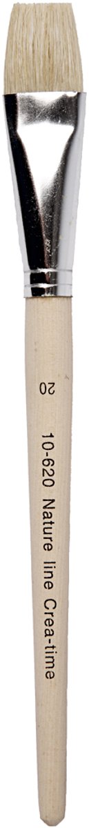 Nature Line kwasten, afm 20, L: 20,5 cm, B: 20 mm, plat, 12 stuk/ 1 doos