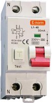 Aardlekautomaat 1p+n 16a-b 30ma 6KA