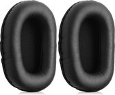 kwmobile 2x oorkussens compatibel met BlueParrott B450-XT - Earpads voor koptelefoon in zwart