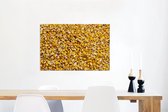Gros plan de quelques grains de maïs Toile 90x60 cm - Tirage photo sur toile (Décoration murale salon / chambre)