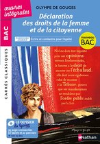 Oeuvres intégrales BAC -  Déclaration des droits de la femme et de la citoyenne de Olympe de Gouges - Français 1re 2023 - Parcours Écrire et combattre pour l'égalité-BAC général et techno - Édition intégrale