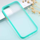 Voor iPhone 12 Max / 12 Pro Skin Feel-serie schokbestendig Frosted TPU + pc-beschermhoes (mintgroen)