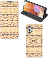 GSM Hoesje Geschikt voor Samsung Galaxy A32 5G Enterprise Editie | Geschikt voor Samsung A32 4G Wallet Bookcase Aztec Yellow