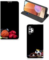 Bookcover Designs Samsung Galaxy A32 5G Édition Entreprise | Samsung A32 4G Smart Cover Voetbal, Tennis, Boxe…