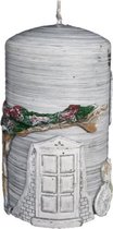 Grijze Toscane stompkaars 150/80 (83 uur)