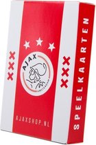Speelkaarten Ajax wit/rood/wit XXX logo - Kaartspel AJAX Amsterdam
