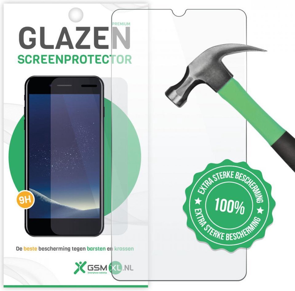 Samsung Galaxy A42 5G - Screenprotector - Tempered glass - Case friendly