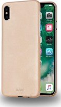 MH by Azuri metallic cover with soft touch coating - goud - voor iPhone X/Xs