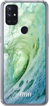 6F hoesje - geschikt voor OnePlus Nord N10 5G -  Transparant TPU Case - It's a Wave #ffffff