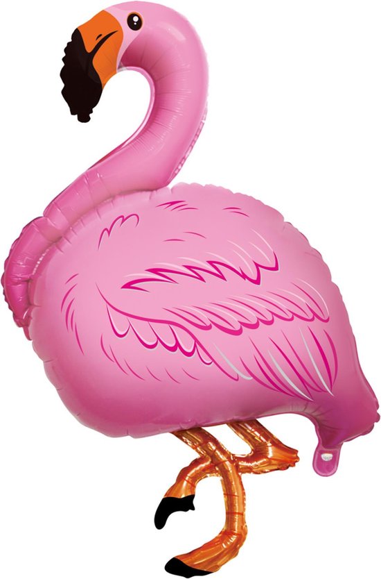 Folieballon - Flamingo - Shape - 116x66cm - Zonder vulling