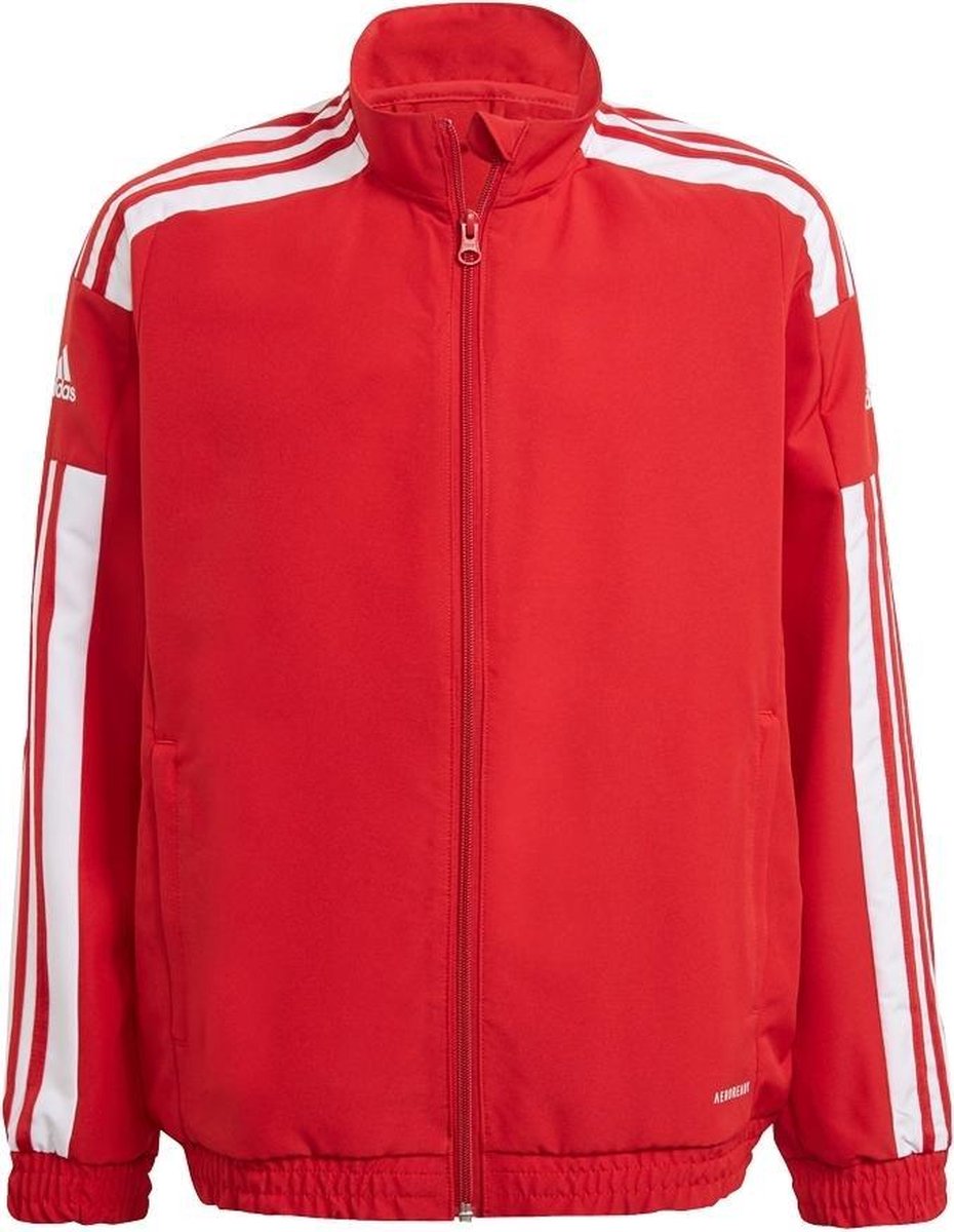 adidas - Squadra 21 PRE Jacket Y - Voetbal Trainingsjack - 164 - Rood
