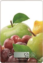 Omega Keukenweegschaal - fruit -, 2x AAA (niet inbegrepen), max 5kg, nauwkeurigheid: 1g, auto on/off