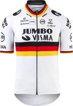 AGU Replica Duits Kampioen Fietsshirt Team Jumbo Visma Heren - Wit - S