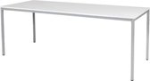 Bureautafel - Domino Basic 200x80 grijs - alu frame