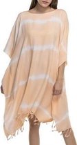 Tie Dye Strandtuniek Melon Stripes - volwassene - Strandmode - Beach-dress - Sarong dress