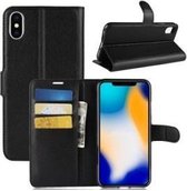 iPhone XS Portemonnee Hoesje Wallet Case Zwart