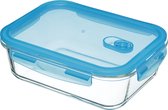 Kitchencraft Fresh Container 23 X 17 X 8 Cm 1,5 Litre Glas Blauw