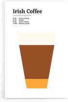 Walljar - Irish Coffee - Muurdecoratie - Poster.