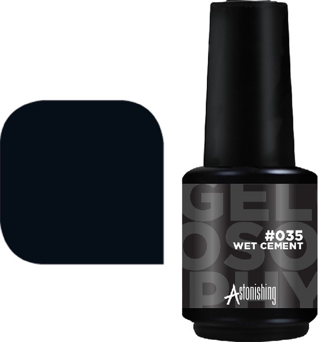 Goedkoopste Astonishing - Gellac - 035 Wet Cement - 15 ml - Gelosophy - UV/Led Gel - Gellak - Gelnagels - Nagellak - Gel Nails - Gelnagel producten - Gel Nagellak - Gel Nagel - Gelnagels voor Thuis - Nail art