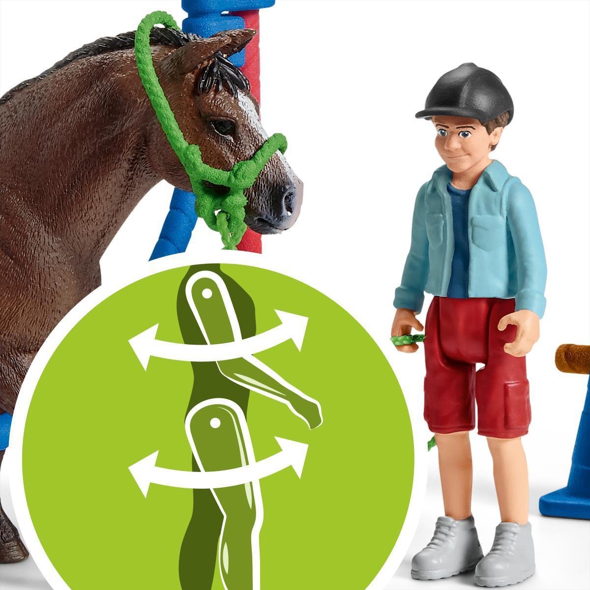 Schleich FARM WORLD - Pony agility wedstrijd - Speelfigurenset - Kinderspeelgoed voor Jongens en Meisjes - 3 tot 8 jaar — afbeelding 5