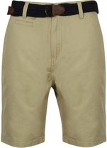 TOKYO LAUNDRY Chinoshort met gevlochten riem Beige Heren