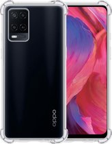 OPPO A54 4G Hoesje Transparant Shockproof Case - OPPO A54 4G Case Hoesje - OPPO A54 4G Hoes Cover - Transparant