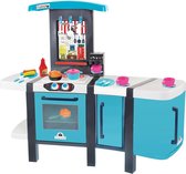 Paradiso Toys Speelkeuken Junior 114 X 48 Cm Blauw/wit 29-delig