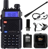 Baofeng UV-5RUP 8 Watt Dual band professionele portofoon met oortelefoon en oplaadstation