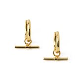 Orelia LUXE Dames Oorbellen Gouden plating;Zilver - Goudkleurig
