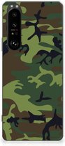 GSM Hoesje Sony Xperia 1 III Smartphonehoesje Camouflage