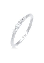 Elli Dames Ring Dames Marquise Elegant Verloving met Zirkonia Kristallen in 925 Sterling Zilver