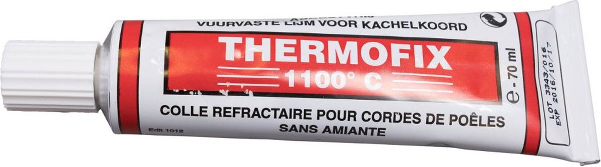 Colle réfractaire 1100°C noire flacon 30 ml référence ATCOL30