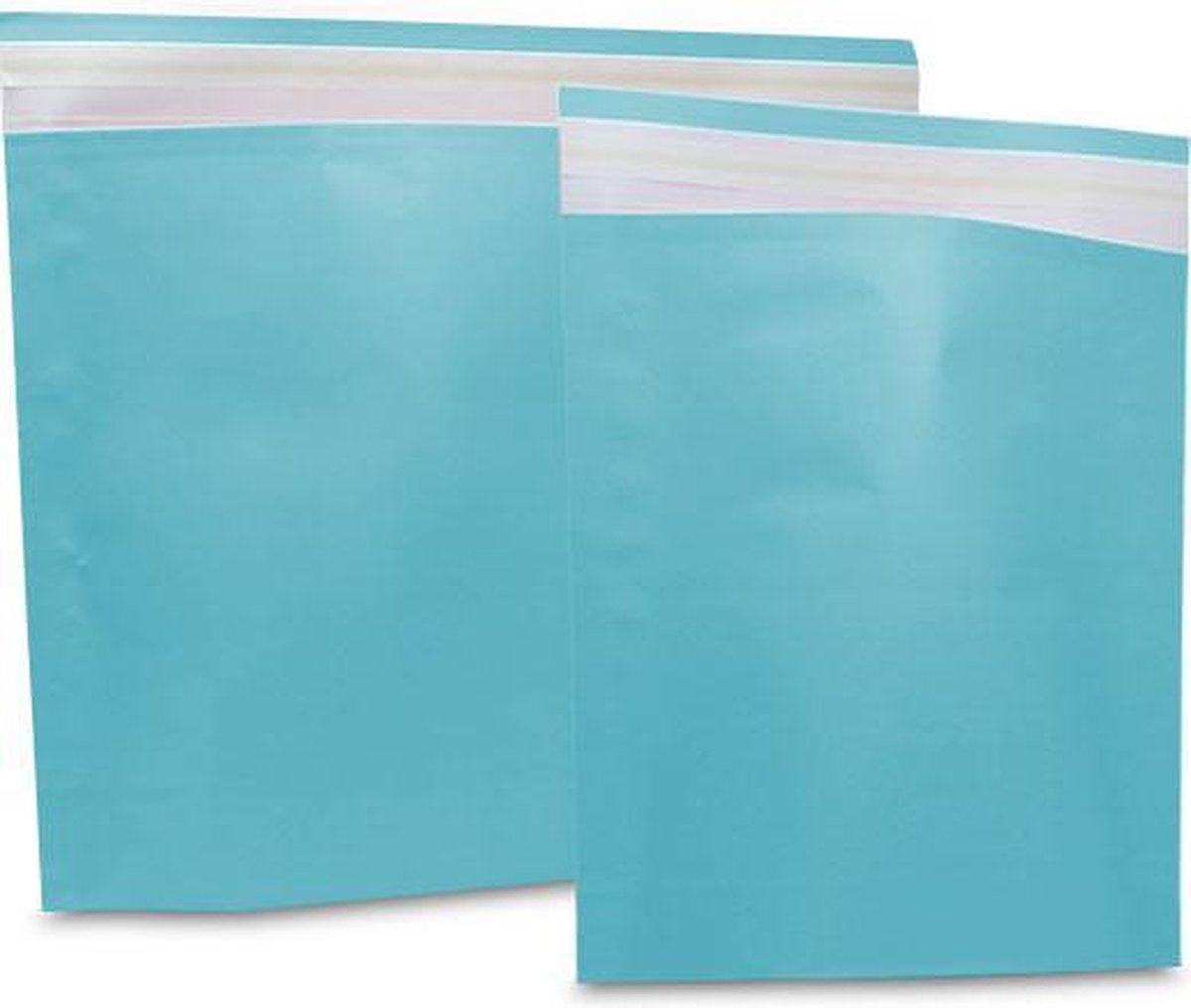 Papieren Verzendzakken 480x370x80mm Lichtblauw - 250 st