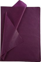Tissuepapier Bordeaux 50x70cm. 14 gr - 25 vel