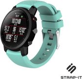 Siliconen Smartwatch bandje - Geschikt voor  Xiaomi Amazfit Pace silicone band - aqua - Strap-it Horlogeband / Polsband / Armband