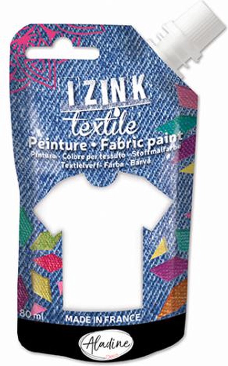 Izink Fabric Paint Textile Blanc Coton 50 ml
