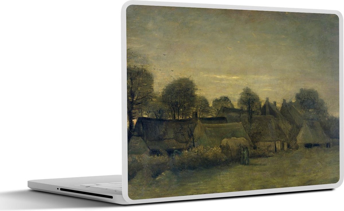 Afbeelding van product SleevesAndCases  Laptop sticker - 15.6 inch - Boerendorp in de avond - Vincent van Gogh