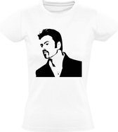 George Michael Dames t-shirt | Wit