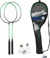 Toi-Toys Pro Sports Badmintonset met 2 shuttles in tas (62856A)
