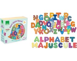 Vilac Houten Magneetsets Hoofdletters (56st)