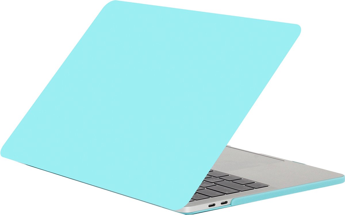 Macbook pro 13 inch retina 'touchbar' case van By Qubix - Pastel blauw - Alleen geschikt voor Macbook Pro 13 inch met touchbar (model nummer: A1706 / A1708) - Eenvoudig te bevestigen macbook cover!