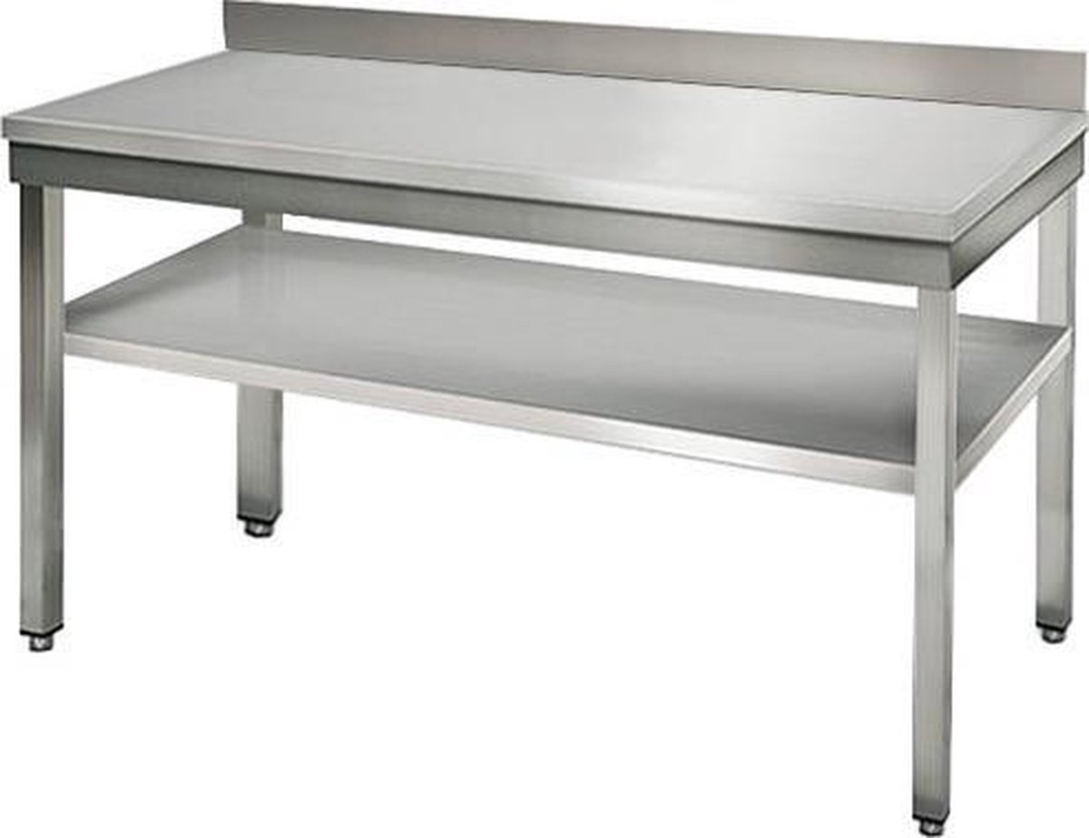 vidaXL Keukenwerktafel 100x60x85 cm roestvrij staal vidaXL Keukenwerktafel 100x60x85 cm roestvrij staal