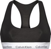 Calvin Klein dames Modern Cotton bralette top - ongevoerd - zwart - Maat: XL