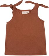 Little Indians Tanktop Amber Brown Meisjes Katoen Bruin Maat 110