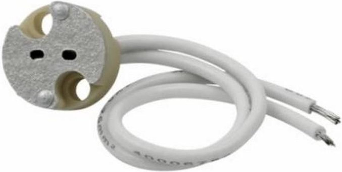 GU5.3 MR16 voet - Céramique - Wit - SILUMEN