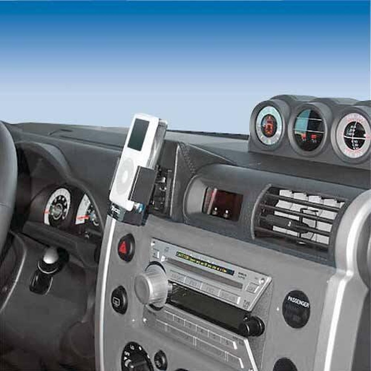 Houder - Toyota FJ Cruiser 2006-2015 Kleur: Zwart