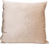 Sierkussen - Kussen - Strass Creme - 45x45xh10cm - Fluweel