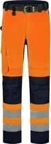 Tricorp Werkbroek High Vis Bicolor Stretch 503011 - Mannen - Oranje/Ink - 48