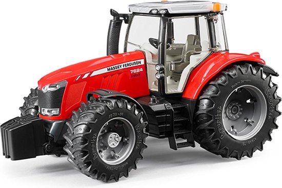 Bruder- tracteur massey ferguson 7624 avec chargeur